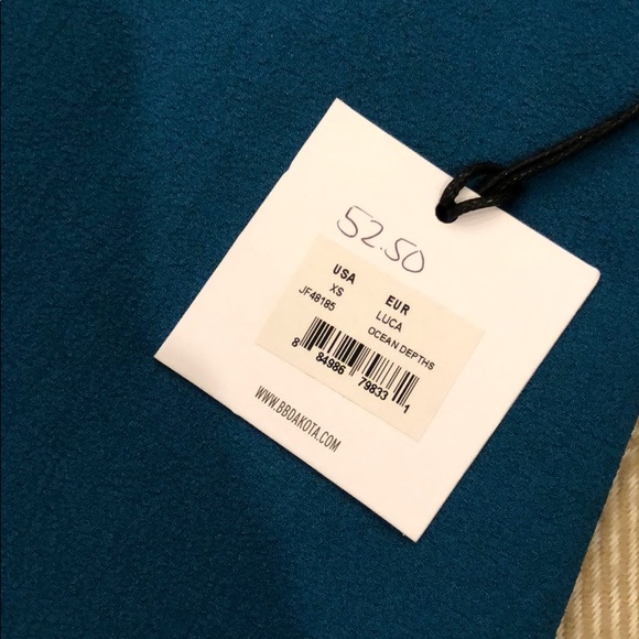 Boutique teal dress - Picture 3 of 4